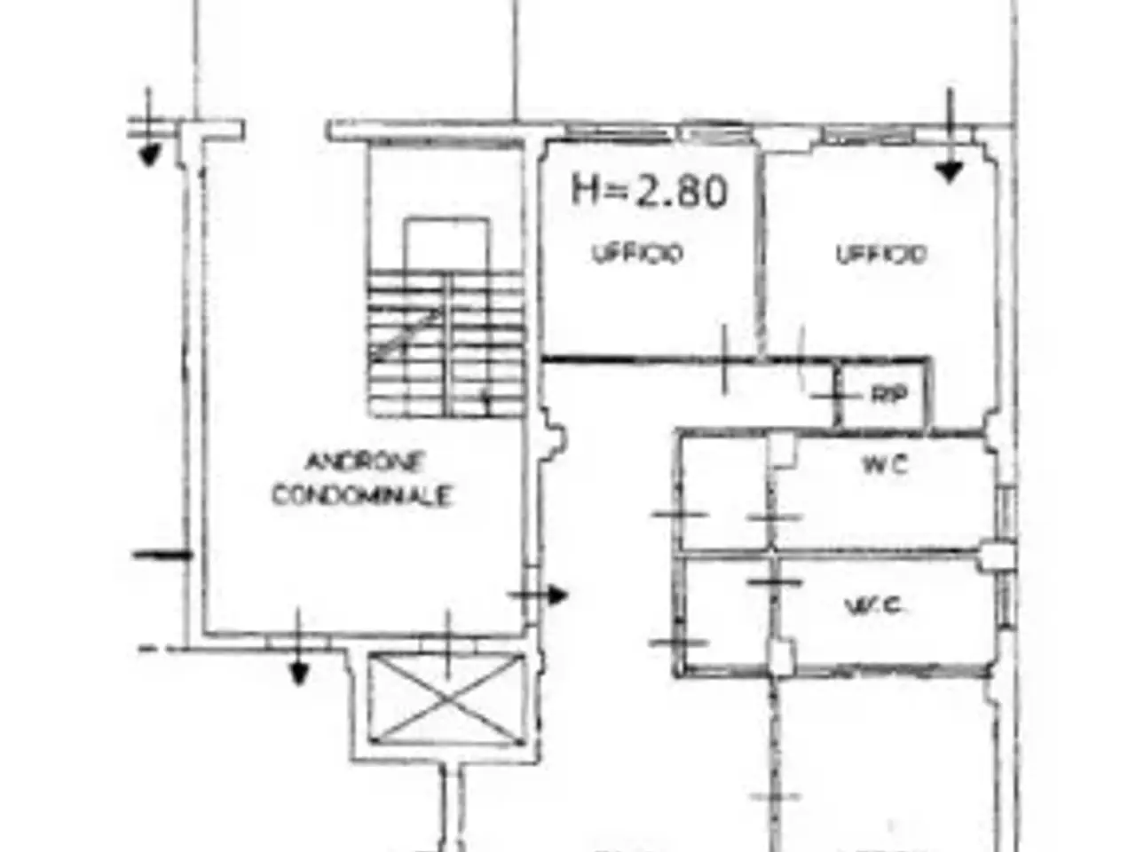Ufficio in Via Giovanni Pascoli 30, L'Aquila, {3} - Planimetria 1