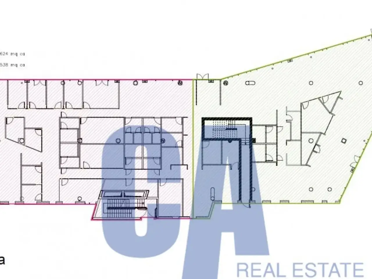 Ufficio in Via del Mulino, Assago, {3} - Planimetria 1