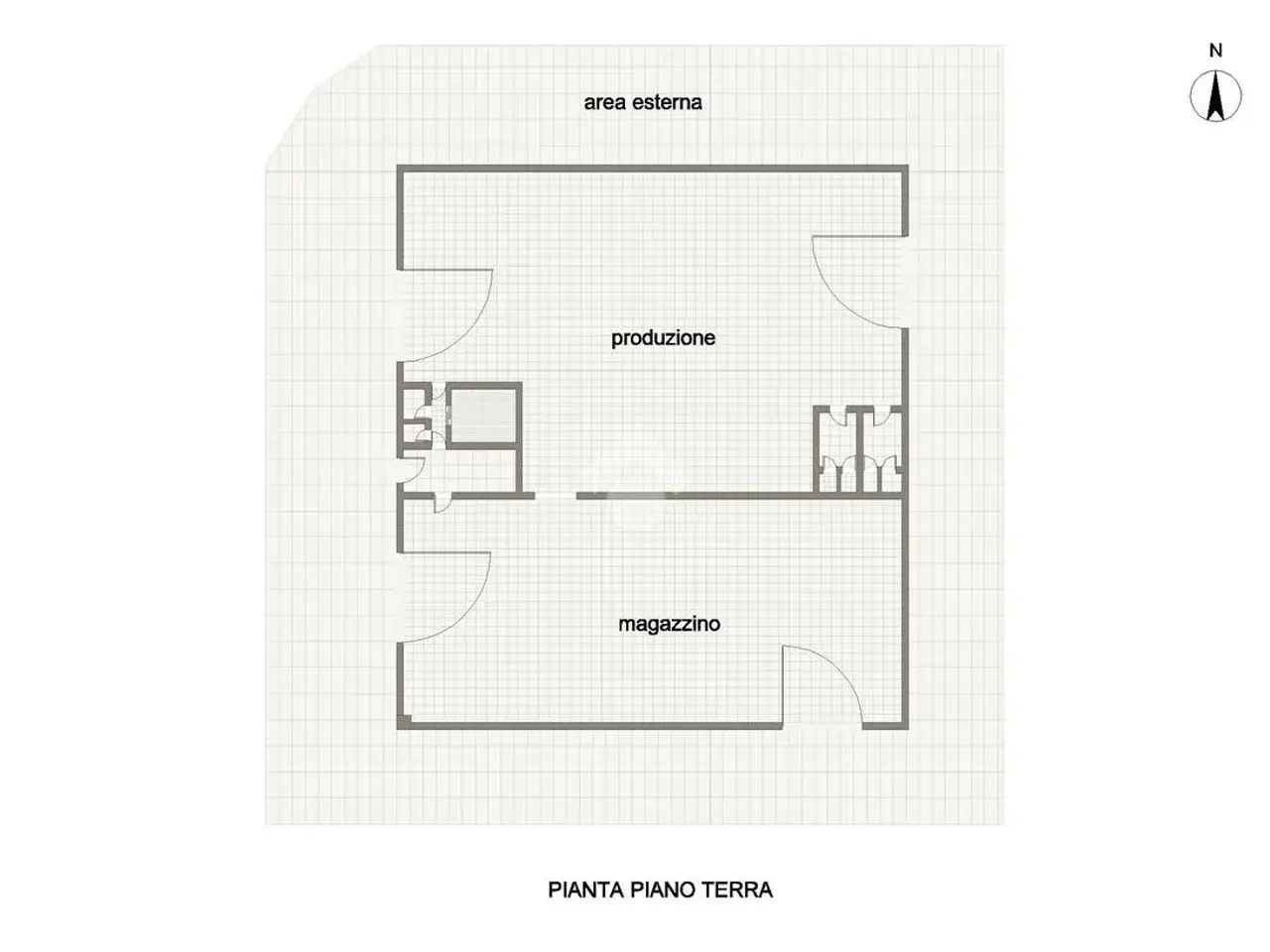 Capannone in Via Alessandro Manzoni 13, Mosciano Sant'Angelo, {3} - Planimetria 1
