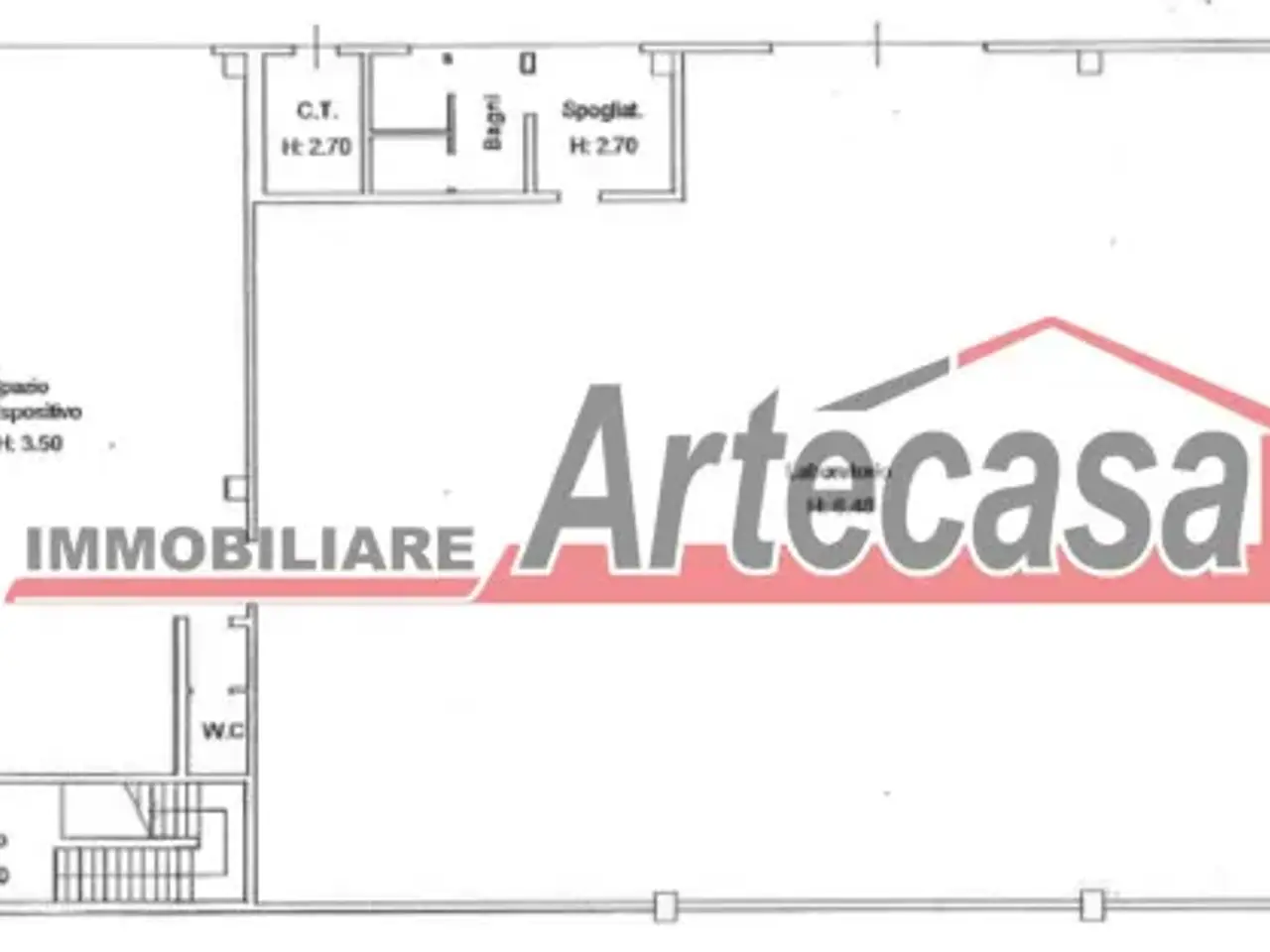 Capannone in Via Vistola 4, Reggio Emilia, {3} - Planimetria 1