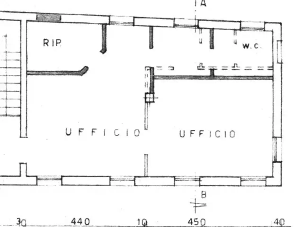 Ufficio in Via del Guazzo, Treviso, {3} - Planimetria 1