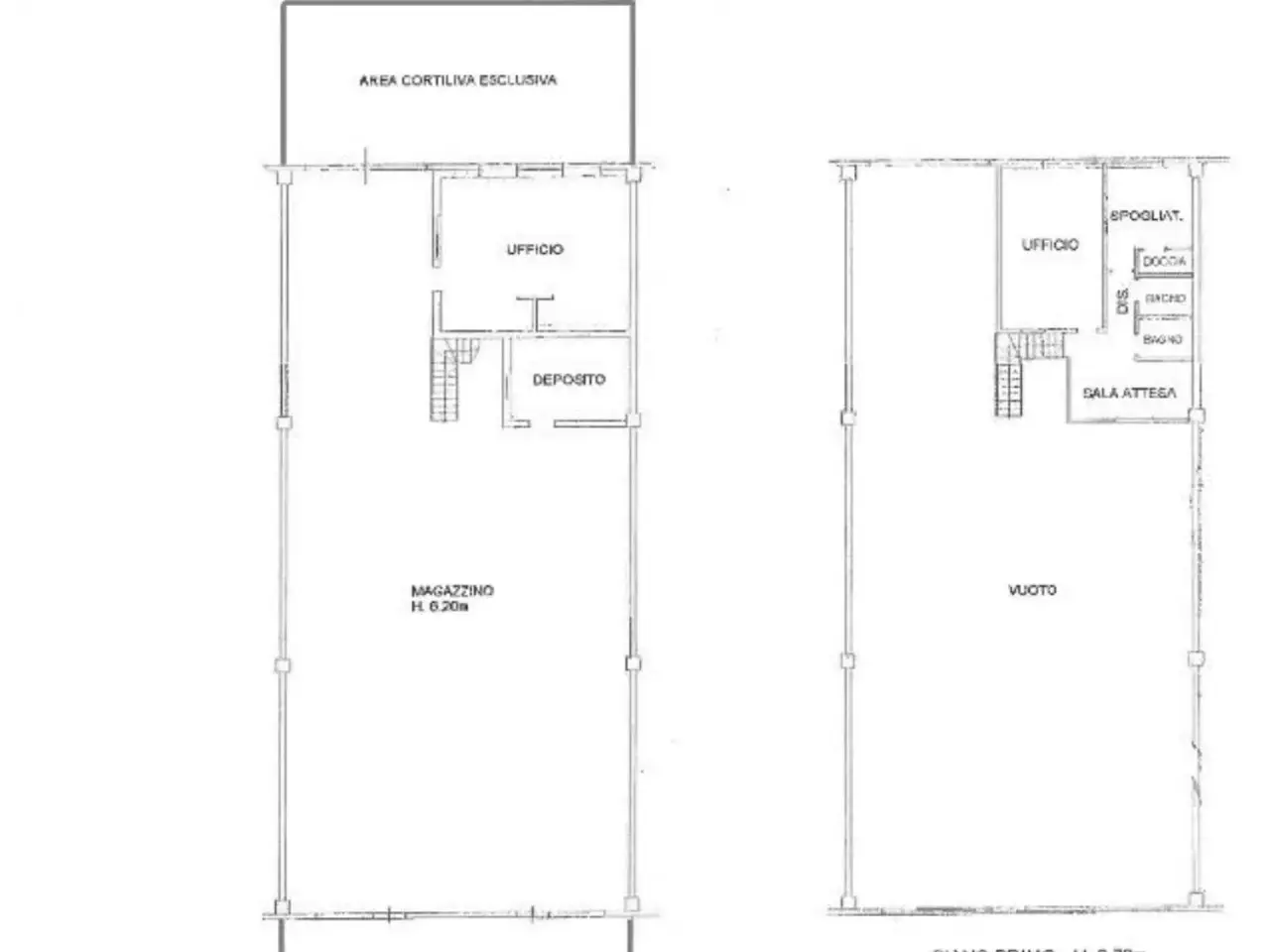 Capannone in Via Cantonazzo 4, Reggio nell'Emilia, {3} - Planimetria 1