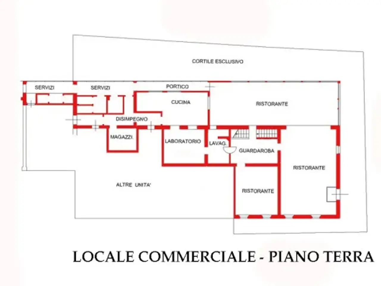 Negozio in Via dei Toscani 123, Curtatone, {3} - Planimetria 1
