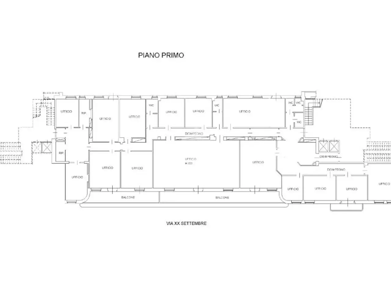 Ufficio in Via XX Settembre, Vercelli, {3} - Planimetria 1