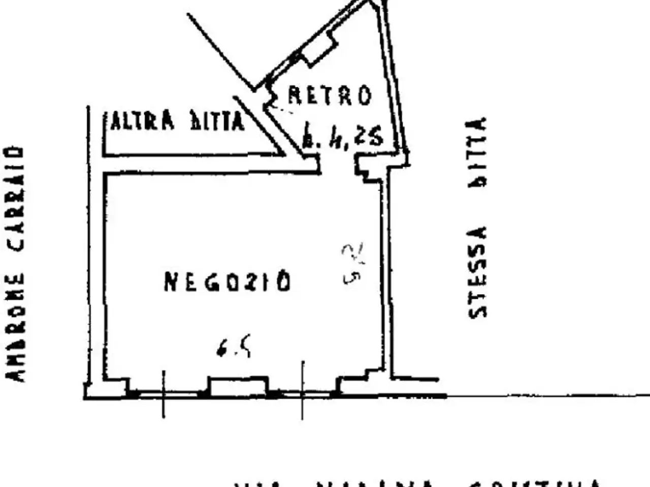 Negozio in Via Madama Cristina 80, Torino, {3} - Planimetria 1