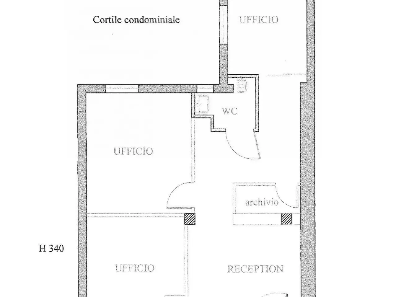 Negozio in Via Zurlo 17-19, Campobasso, {3} - Planimetria 1