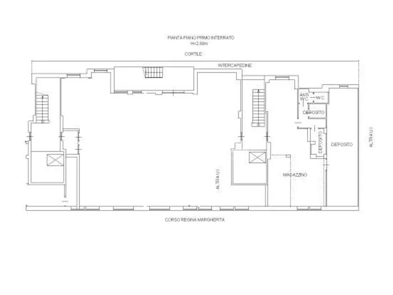Magazzino in , Torino, {3} - Planimetria 1