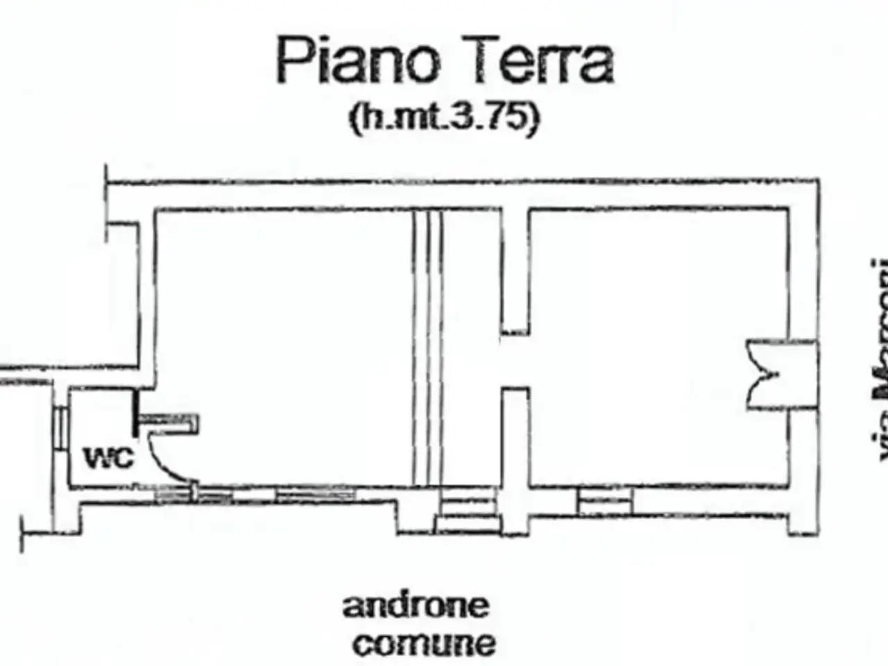Negozio in Via Guglielmo Marconi 35, Marcianise, {3} - Planimetria 1