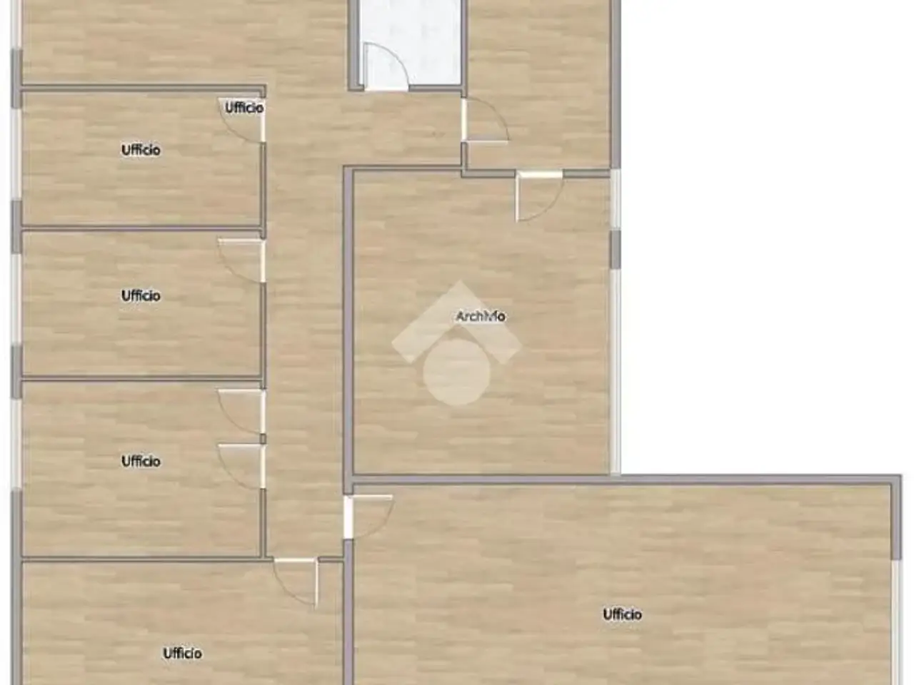 Ufficio in Via Roma 18, Vigodarzere, {3} - Planimetria 1