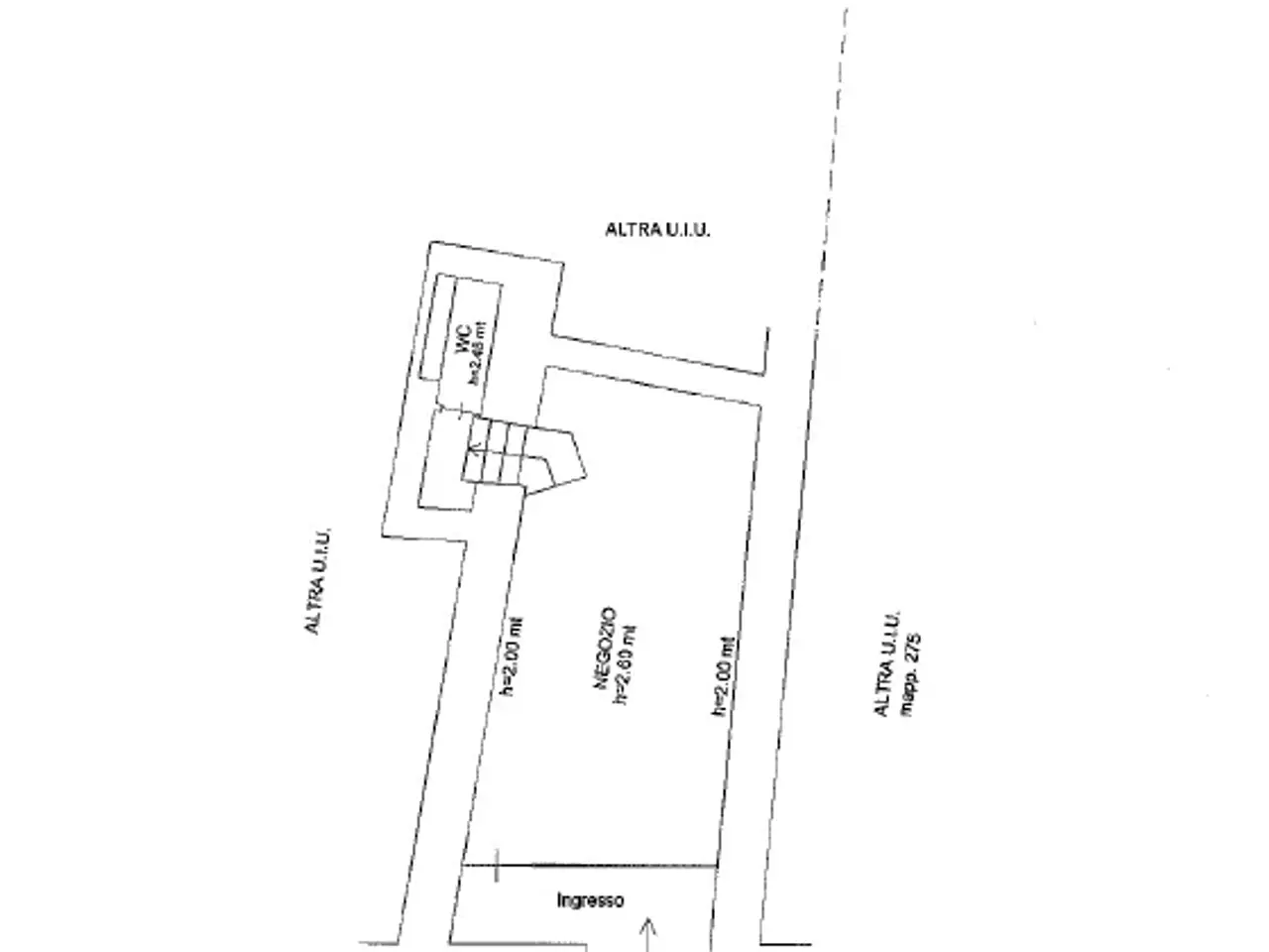 Negozio in Via Pia, Savona, {3} - Planimetria 1