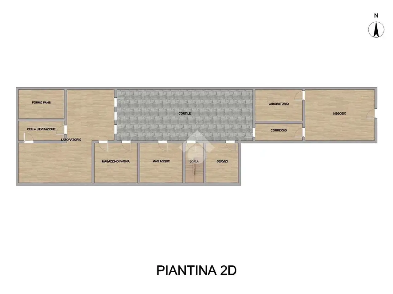Negozio in Via XXIV Maggio 17, Ghedi, {3} - Planimetria 1