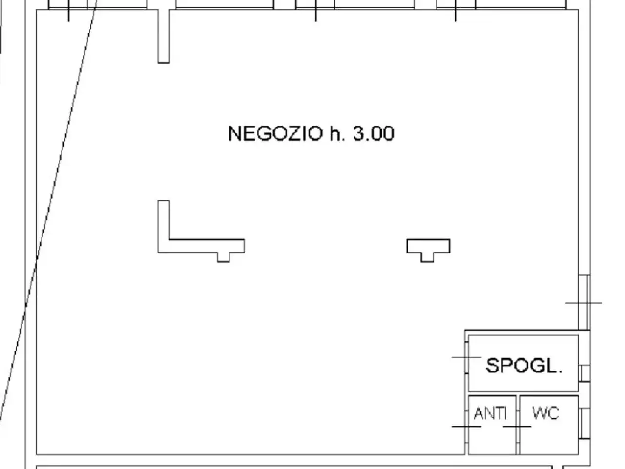 Negozio in Via Pava 10, Vigonovo, {3} - Planimetria 1