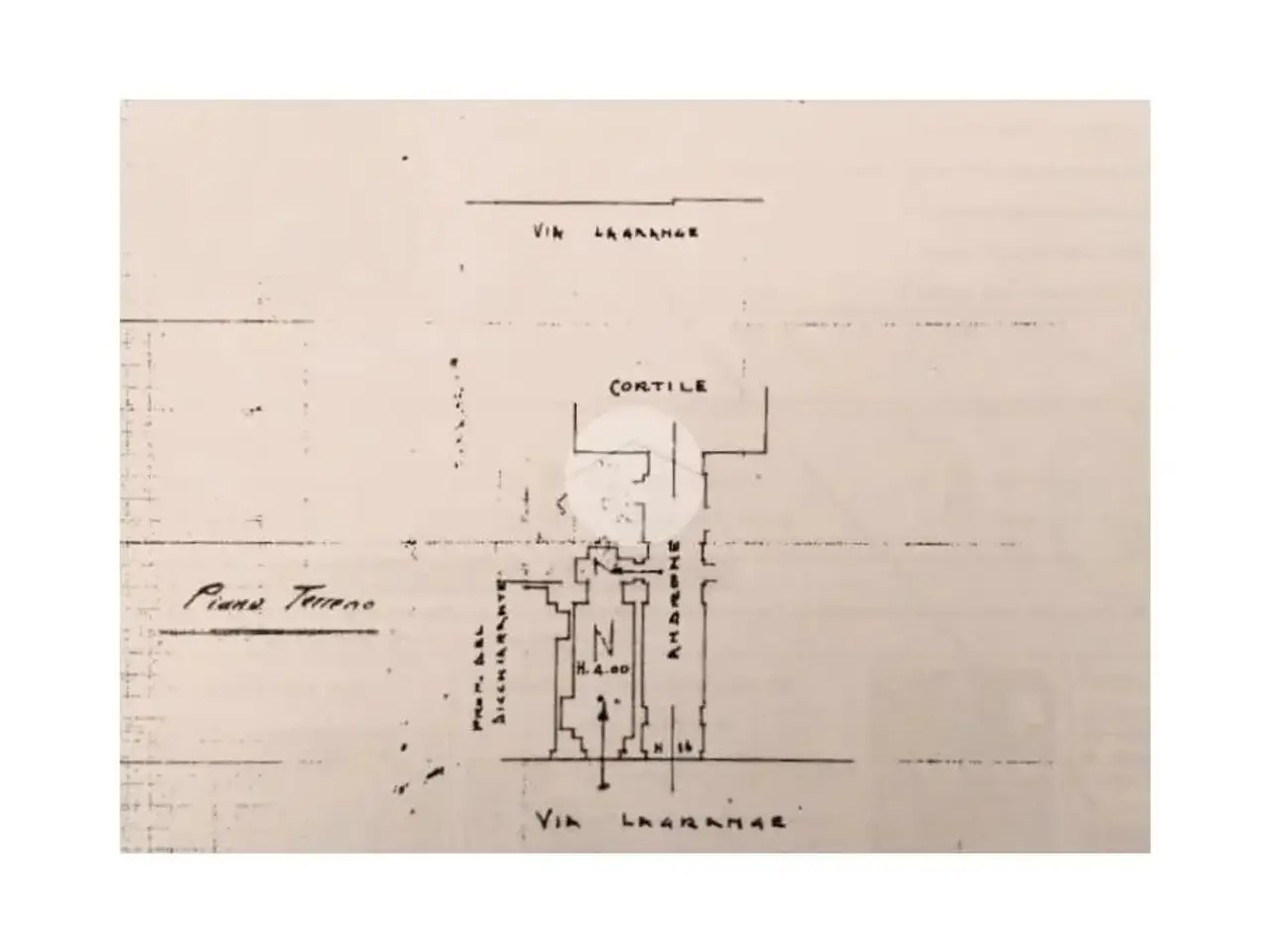Negozio in Via Giuseppe Luigi Lagrange, Torino, {3} - Planimetria 1