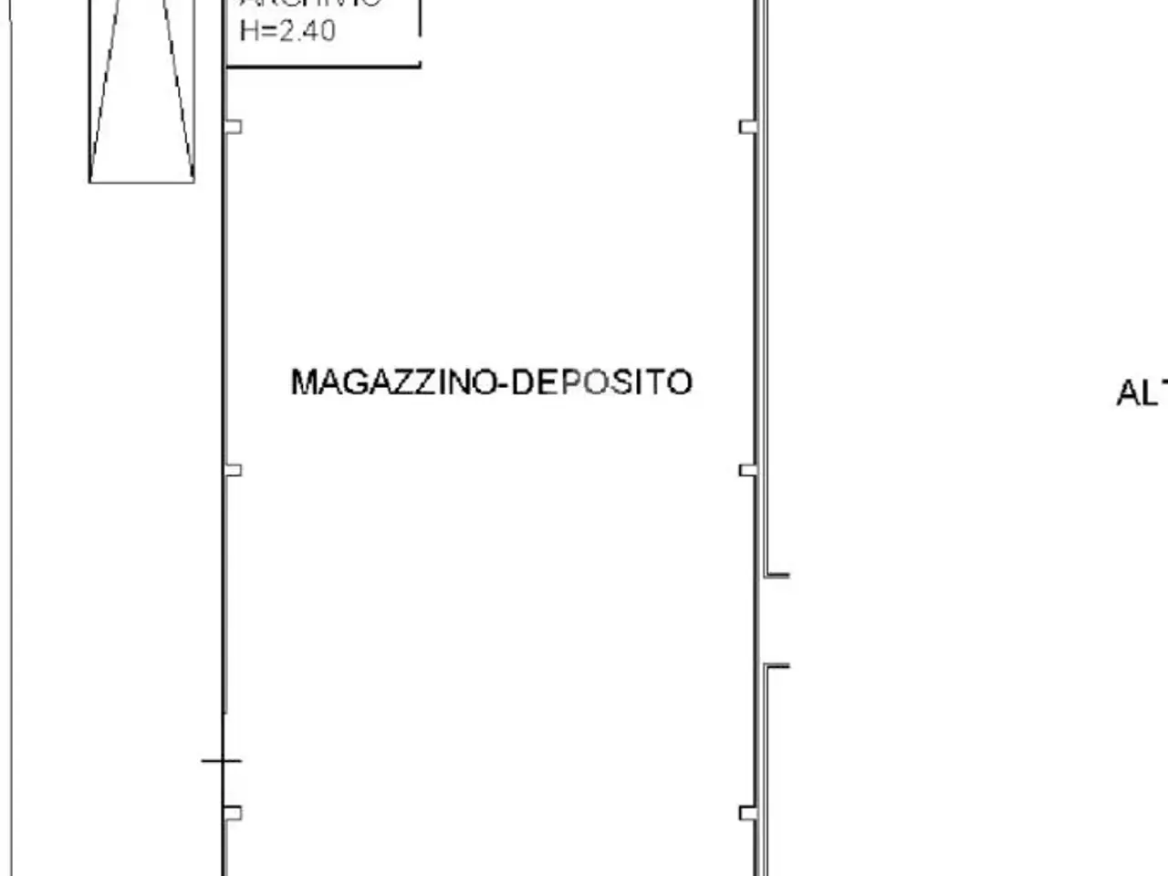 Capannone in Viale Ferraris 38, Santa Maria Di Sala, {3} - Planimetria 1