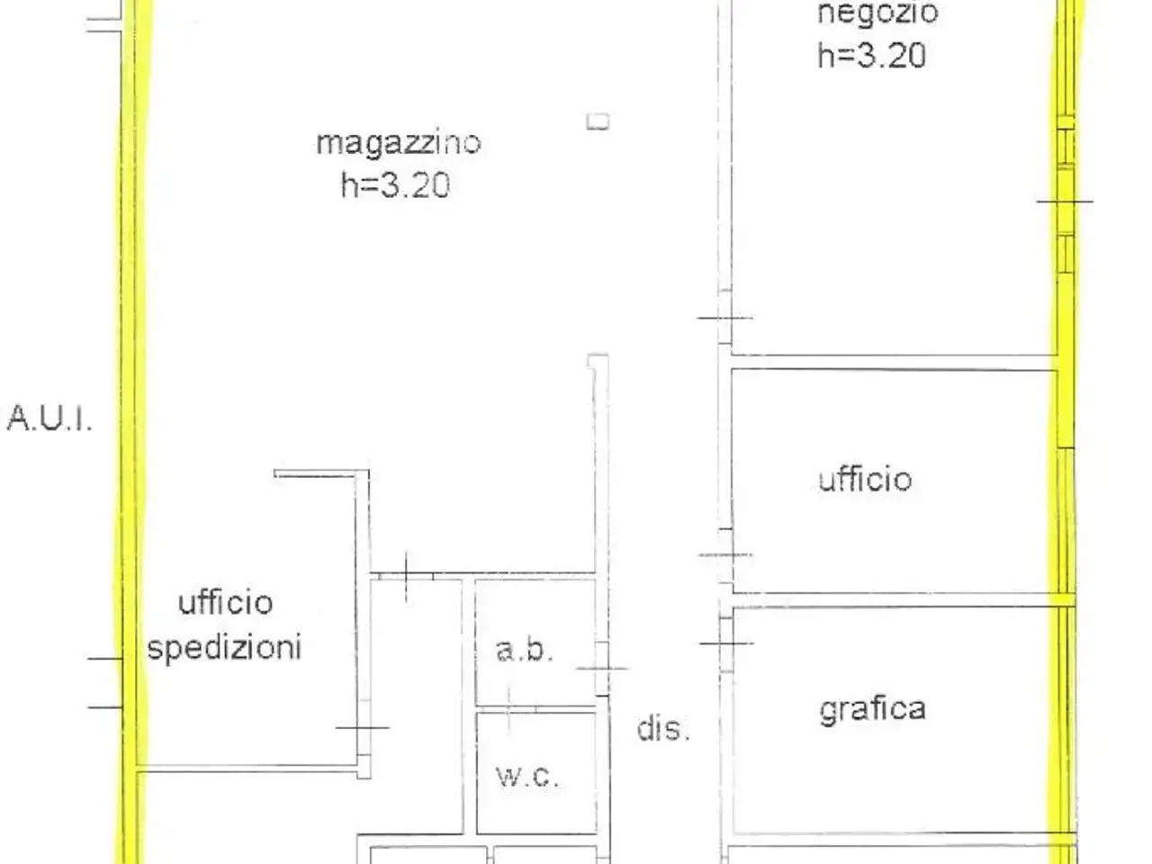 Negozio in Via Alcide De Gasperi 4, Desenzano Del Garda, {3} - Planimetria 1