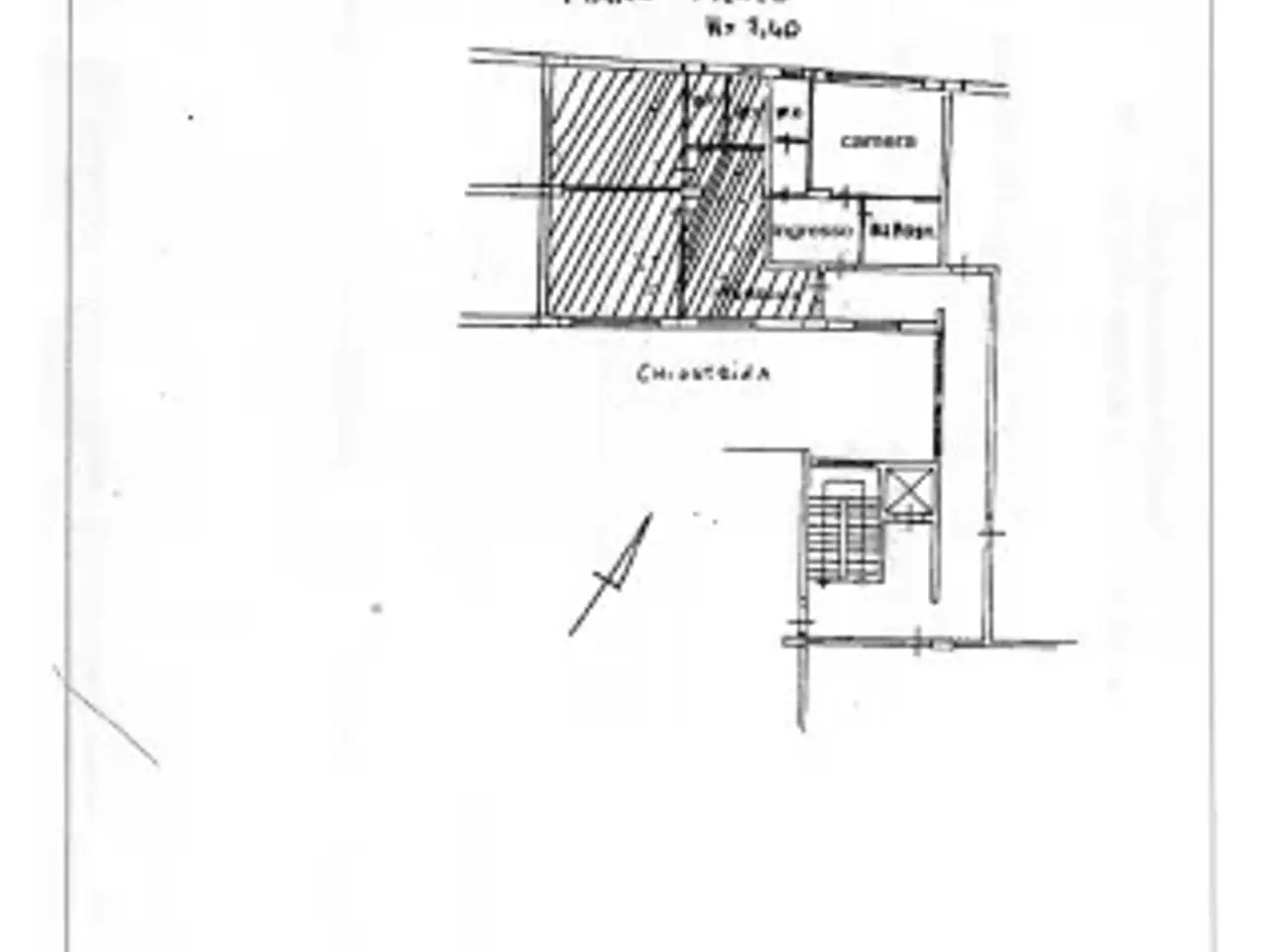 Ufficio in Via dei Cantieri 13, Palermo, {3} - Planimetria 1