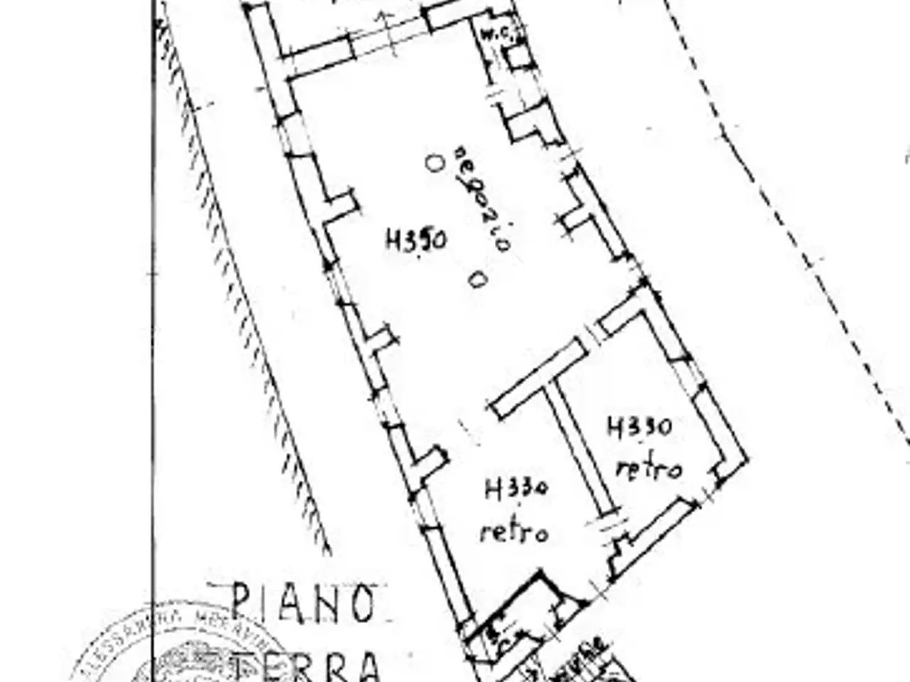 Negozio in Via Santa Caterina 8, Trezzo Sull'Adda, {3} - Planimetria 1