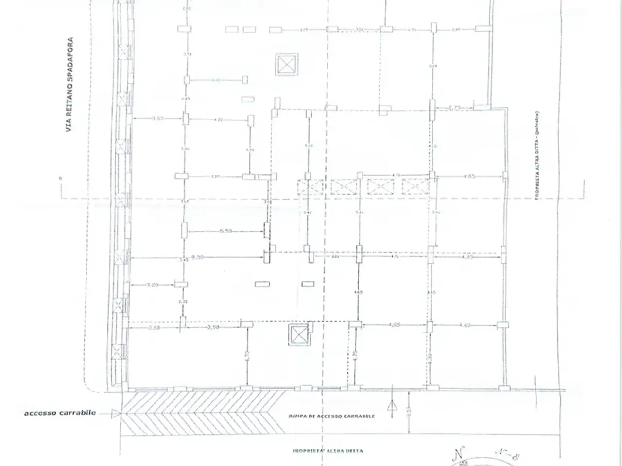 Magazzino in Via Spadafora 1/F, Messina, {3} - Planimetria 1