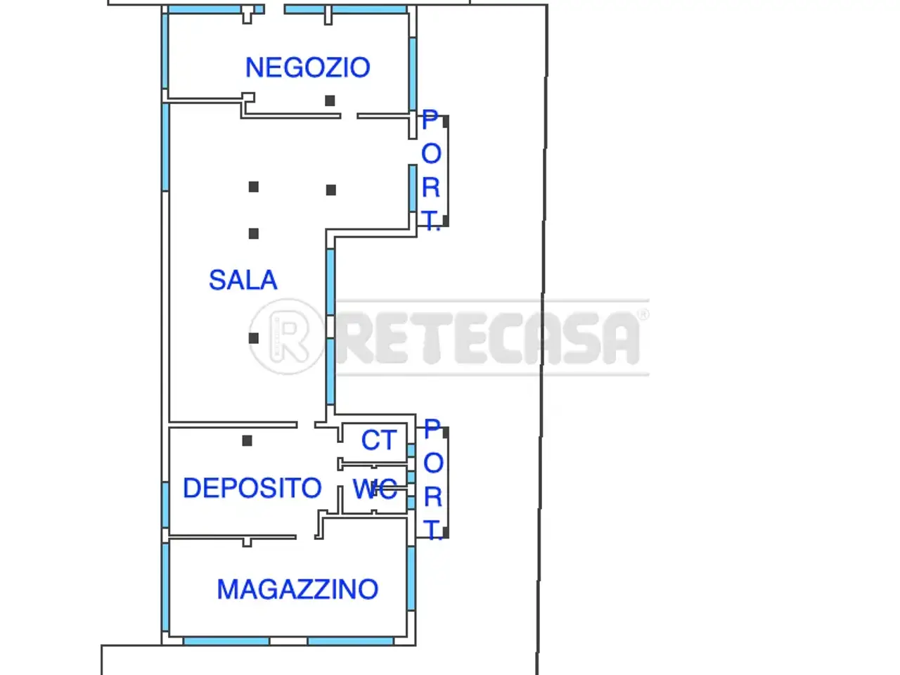 Palazzina commerciale in Via Udine, Castions Di Strada, {3} - Planimetria 1
