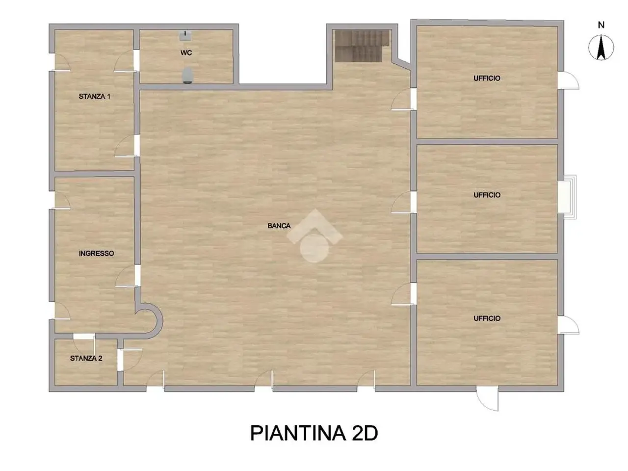 Negozio in Via Venti Settembre 110, Ghedi, {3} - Planimetria 1