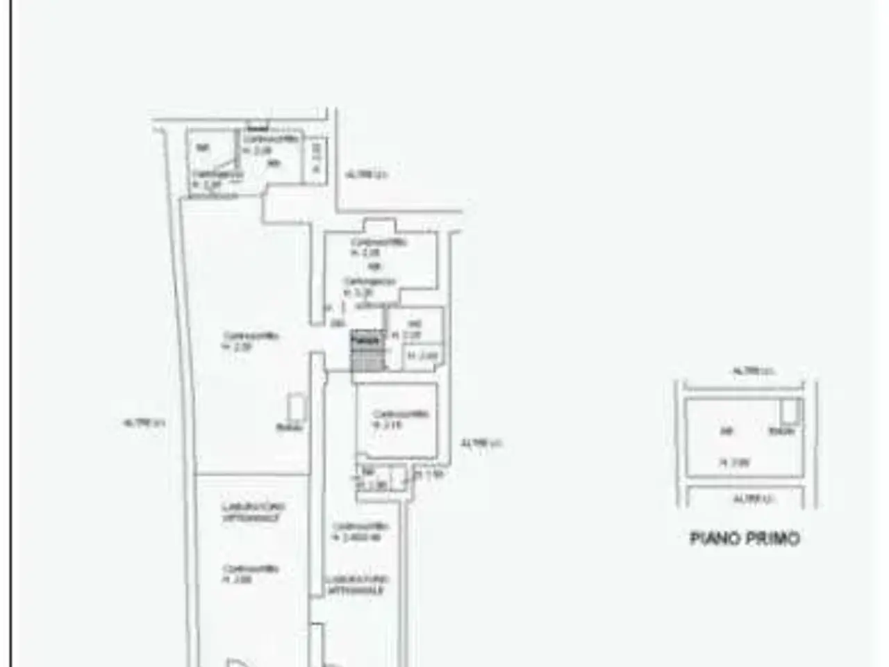 Negozio in Via Emilia Santo Stefano 58/C, Reggio Emilia, {3} - Planimetria 1