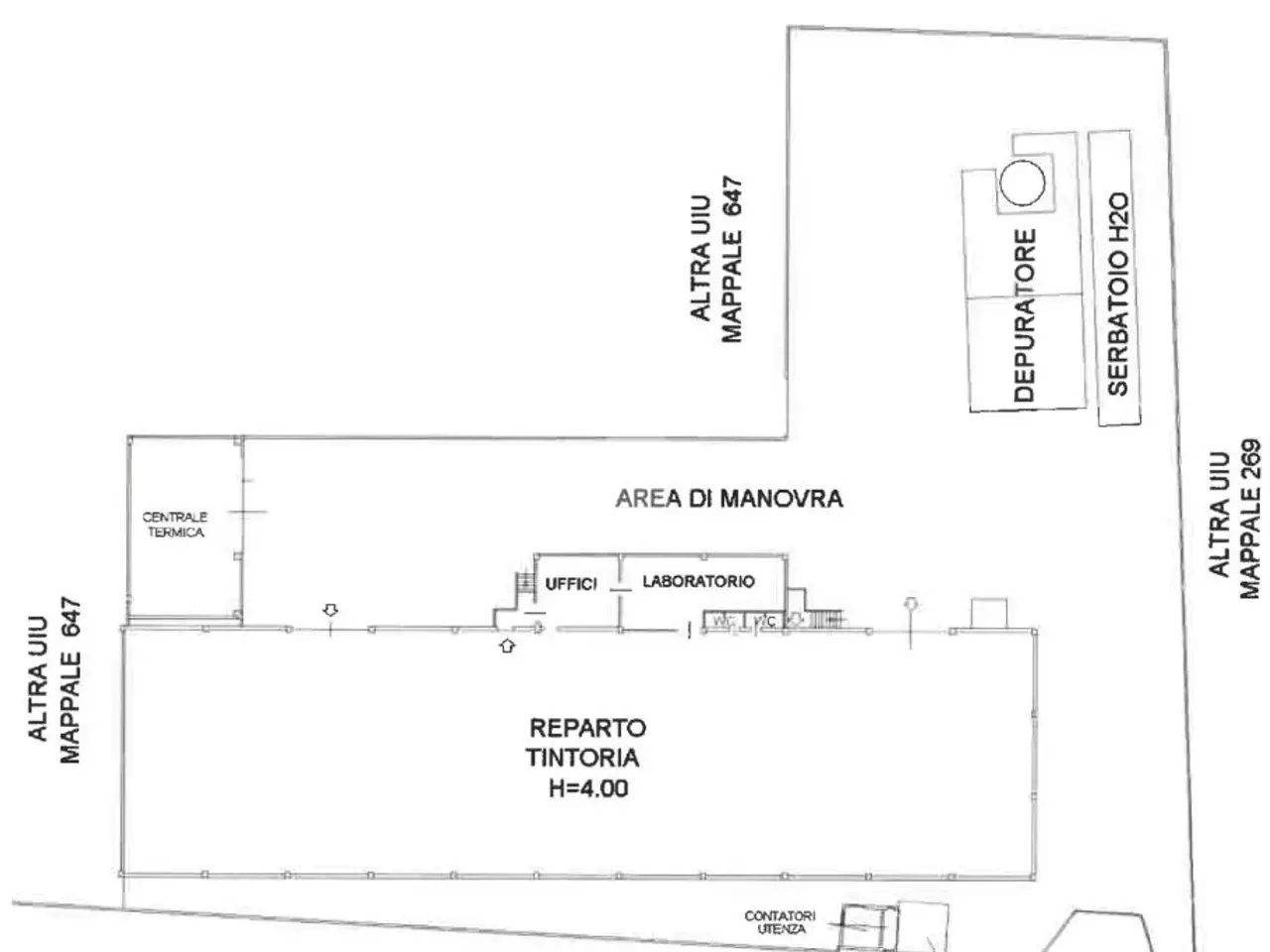 Capannone in Via Brunati 7, Giussano, {3} - Planimetria 1
