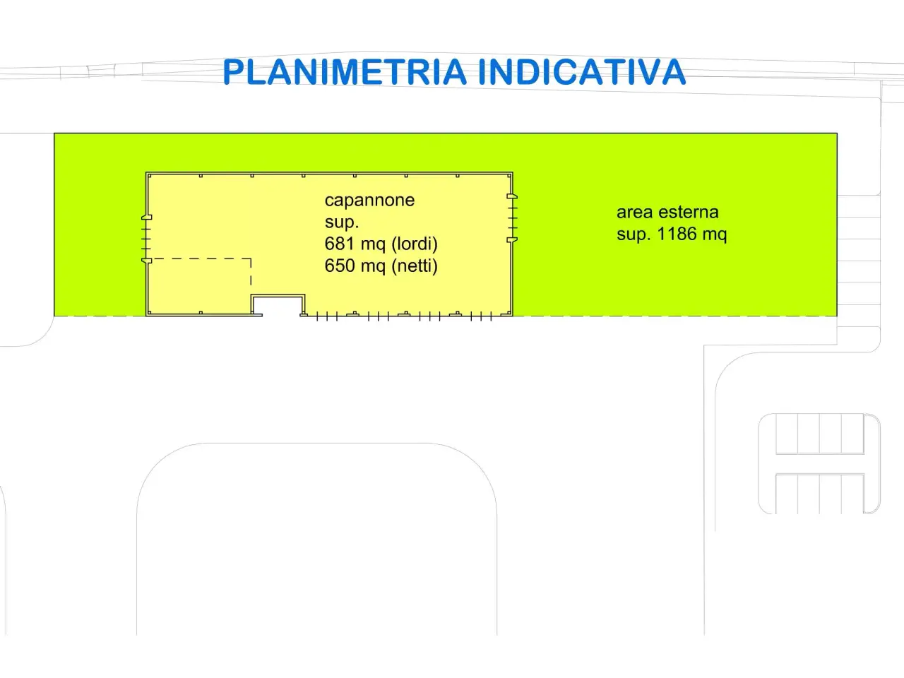 Capannone in Via Giacomo Brodolini, Imola, {3} - Planimetria 1