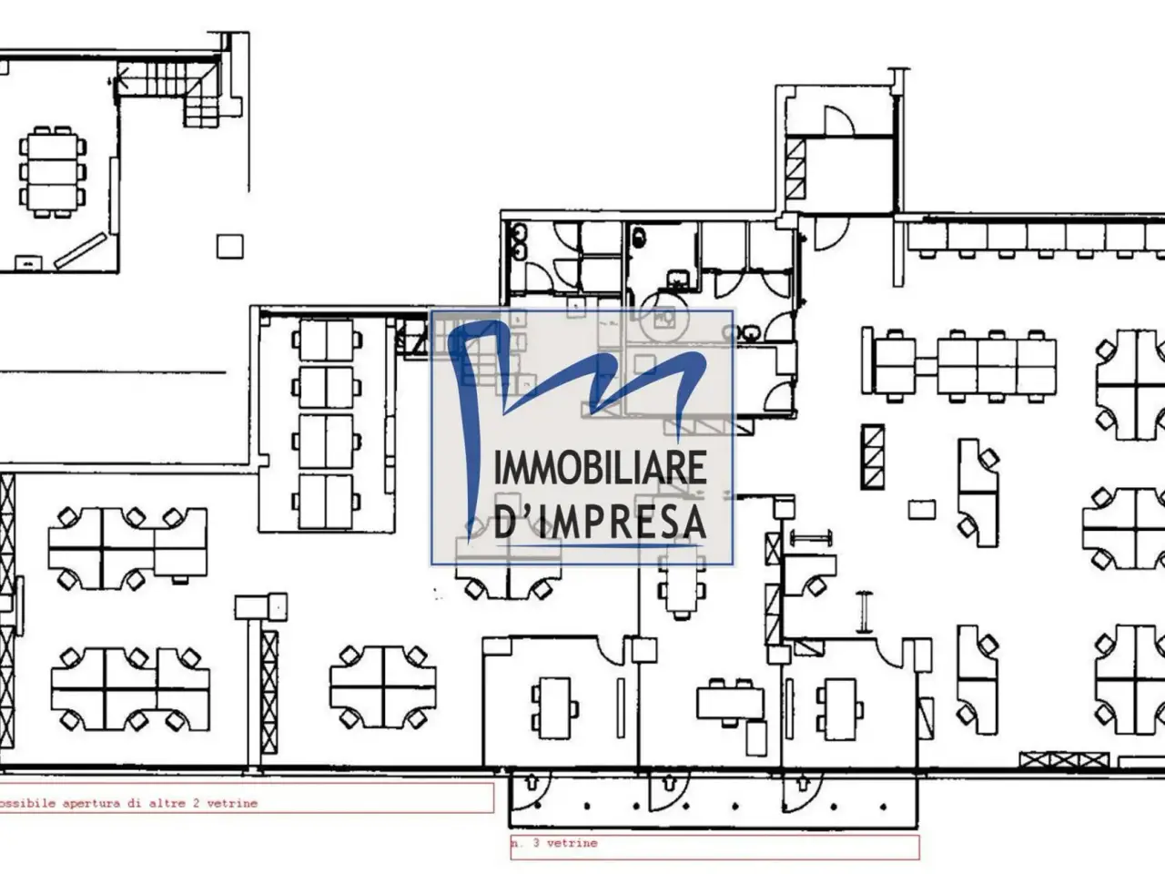 Negozio in Viale Mentana, Parma, {3} - Planimetria 1