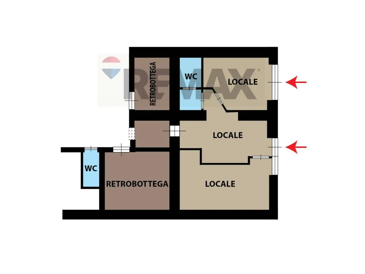 Ufficio in Corso Umberto I 28, Casoria, {3} - Planimetria 1