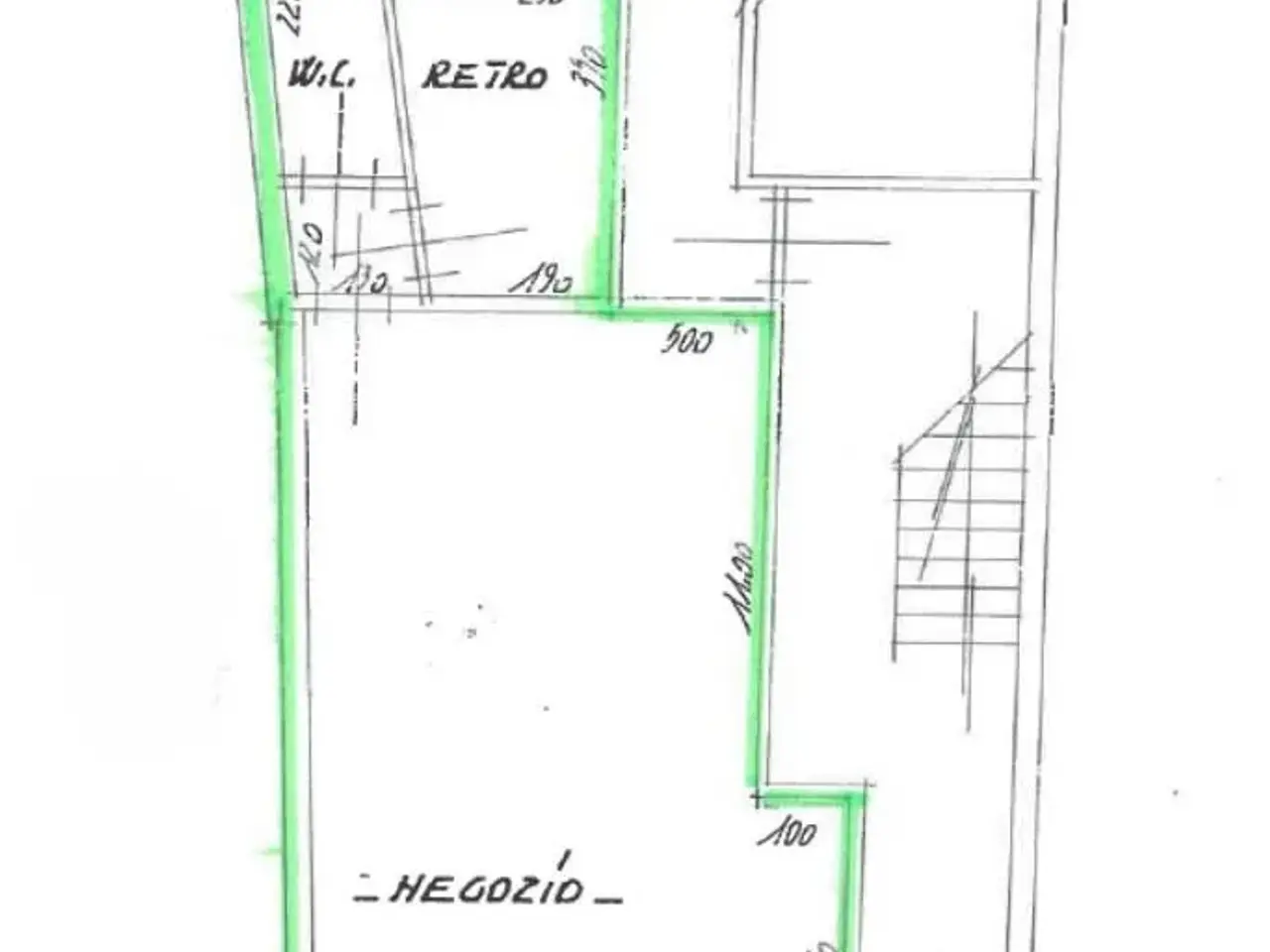 Negozio in Via Torre 39, Bellaria-Igea Marina, {3} - Planimetria 1