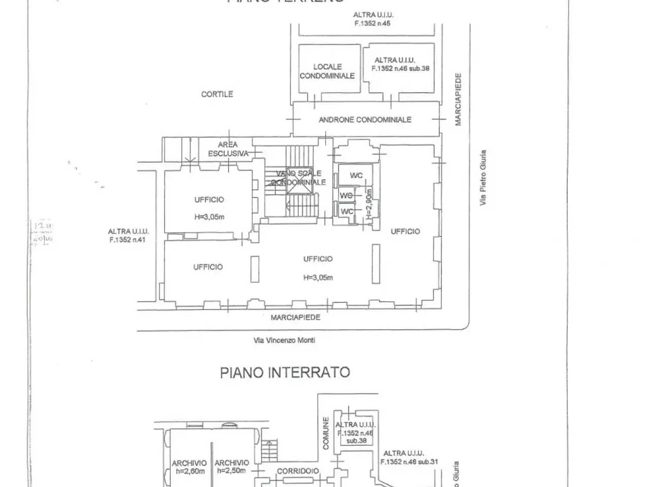Ufficio in Via Pietro Giuria 40, Torino, {3} - Planimetria 1