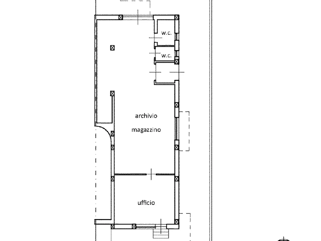 Negozio in Via Archimede 16, Casarano, {3} - Planimetria 1