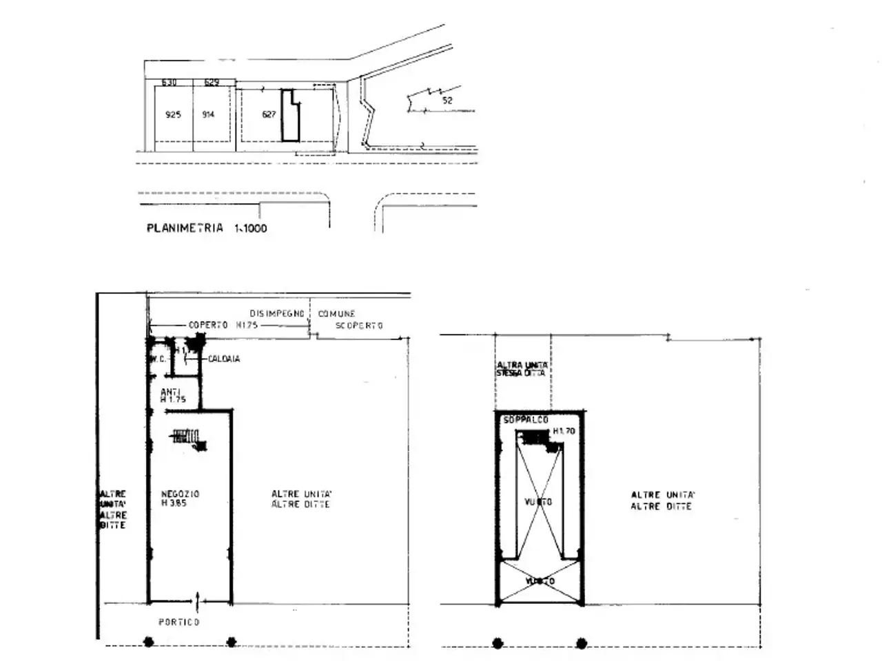 Negozio in Viale della Stazione, Montegrotto Terme, {3} - Planimetria 1