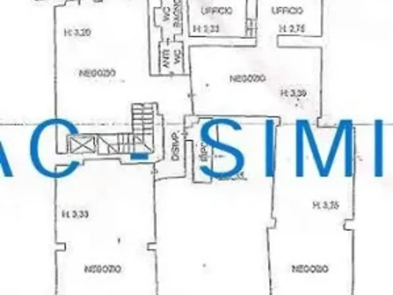 Negozio in Via Calimala 1, Firenze, {3} - Planimetria 1
