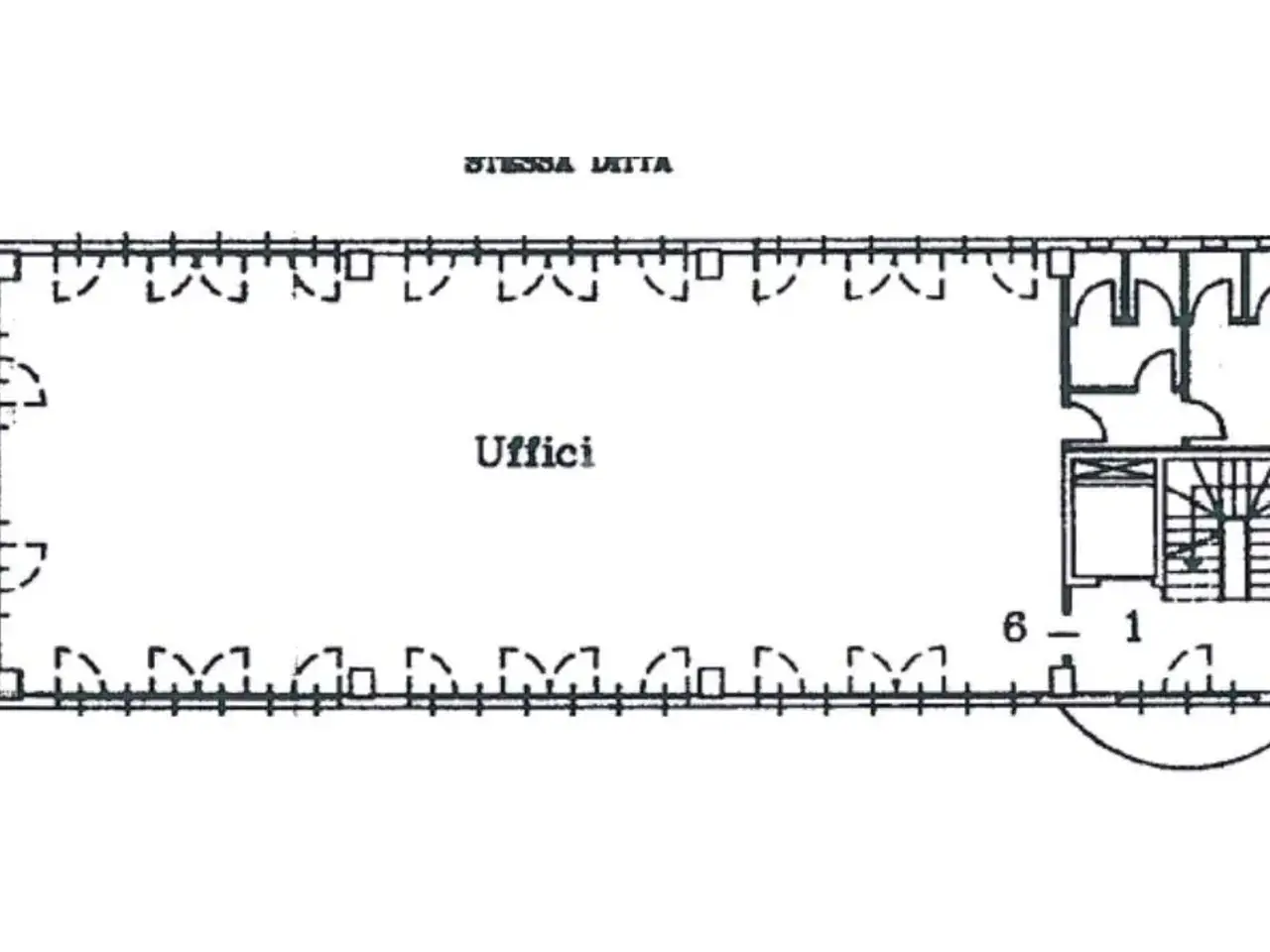 Ufficio in Via Berlinguer 17, Cornate D'Adda, {3} - Planimetria 1