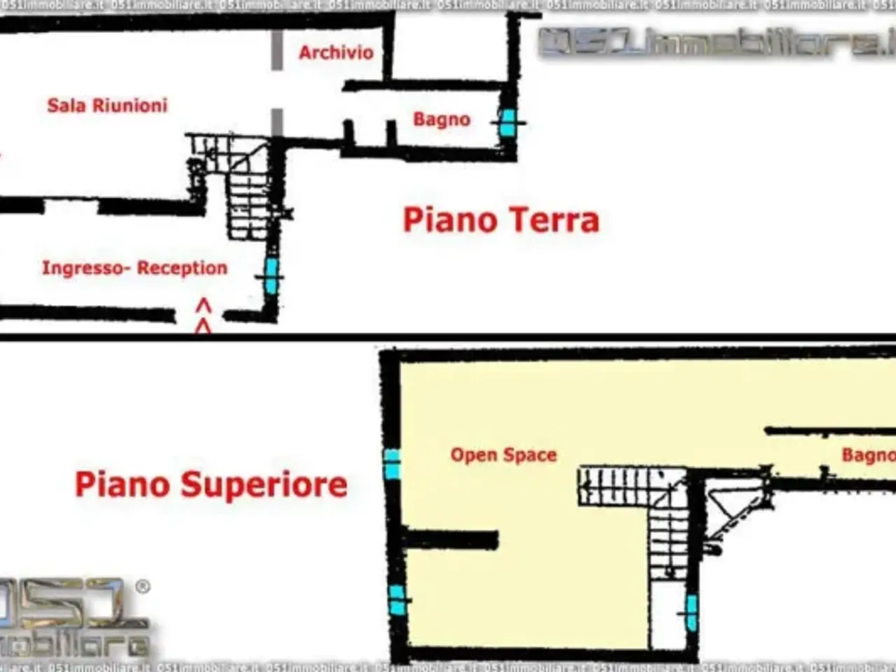 Ufficio in Via Borgo Nuovo, Bologna, {3} - Planimetria 1