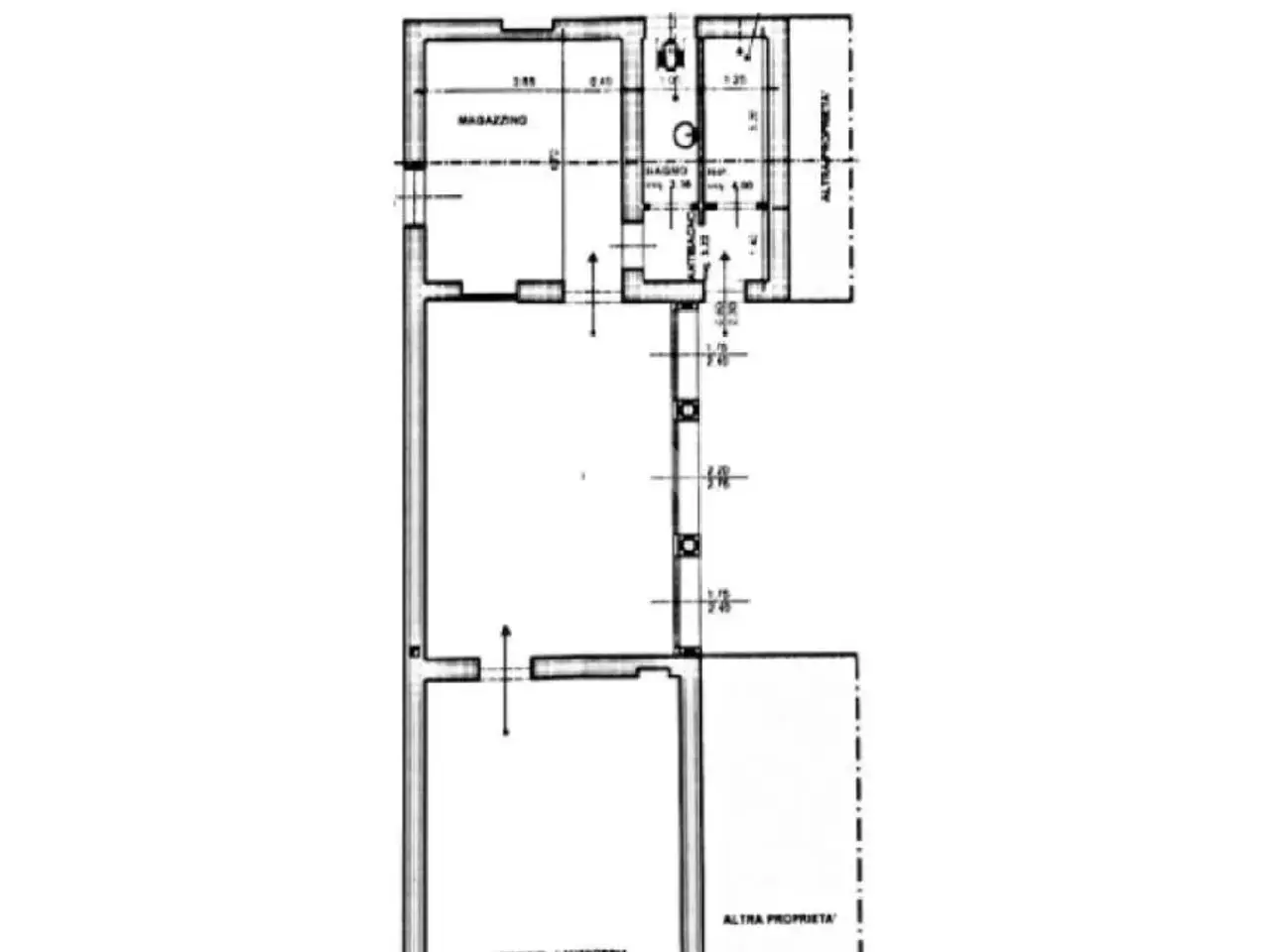 Negozio in Via Vittorio Emanuele 58, Capriolo, {3} - Planimetria 1