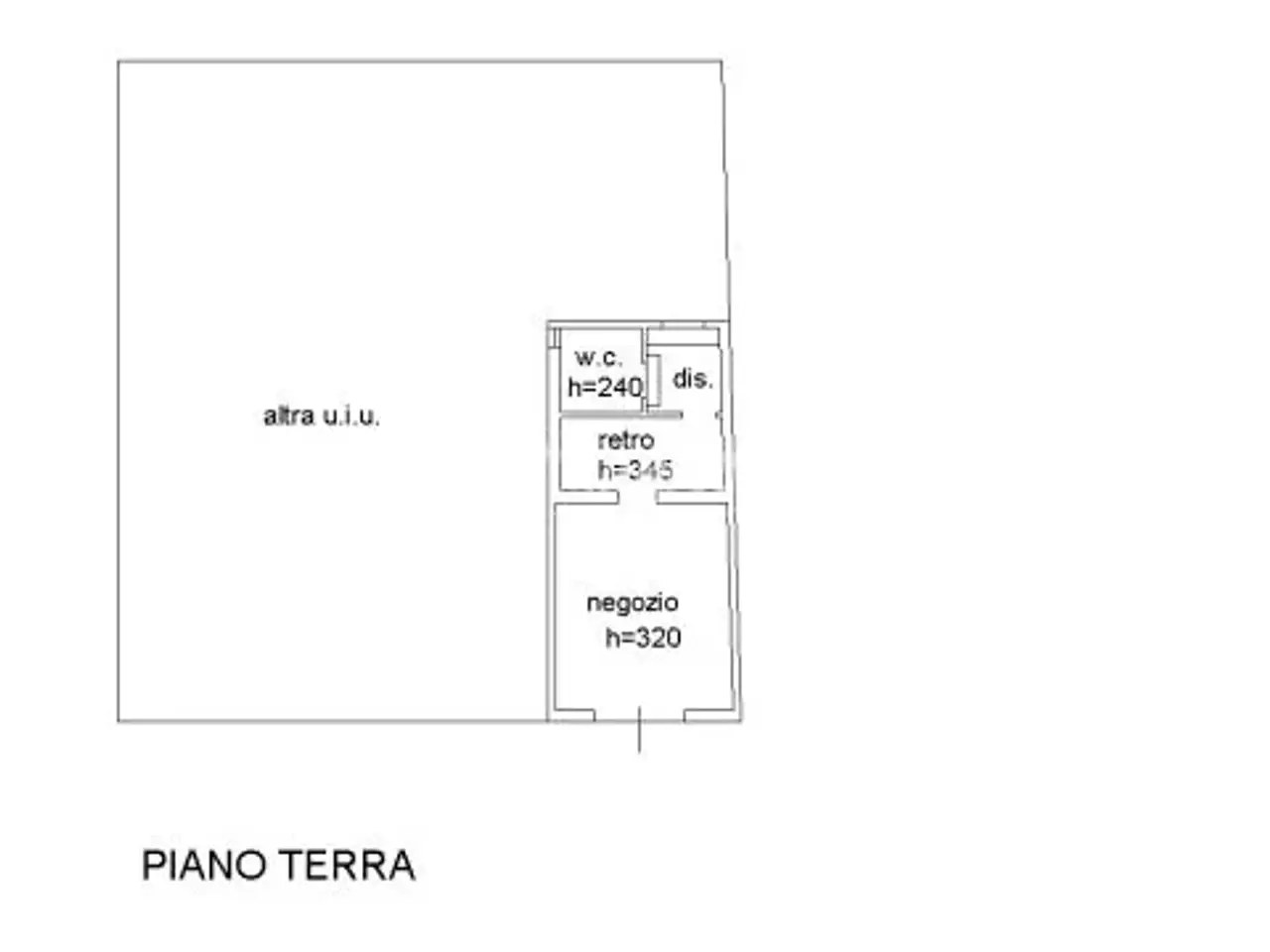 Negozio in Via Facci 6, San Martino In Rio, {3} - Planimetria 1
