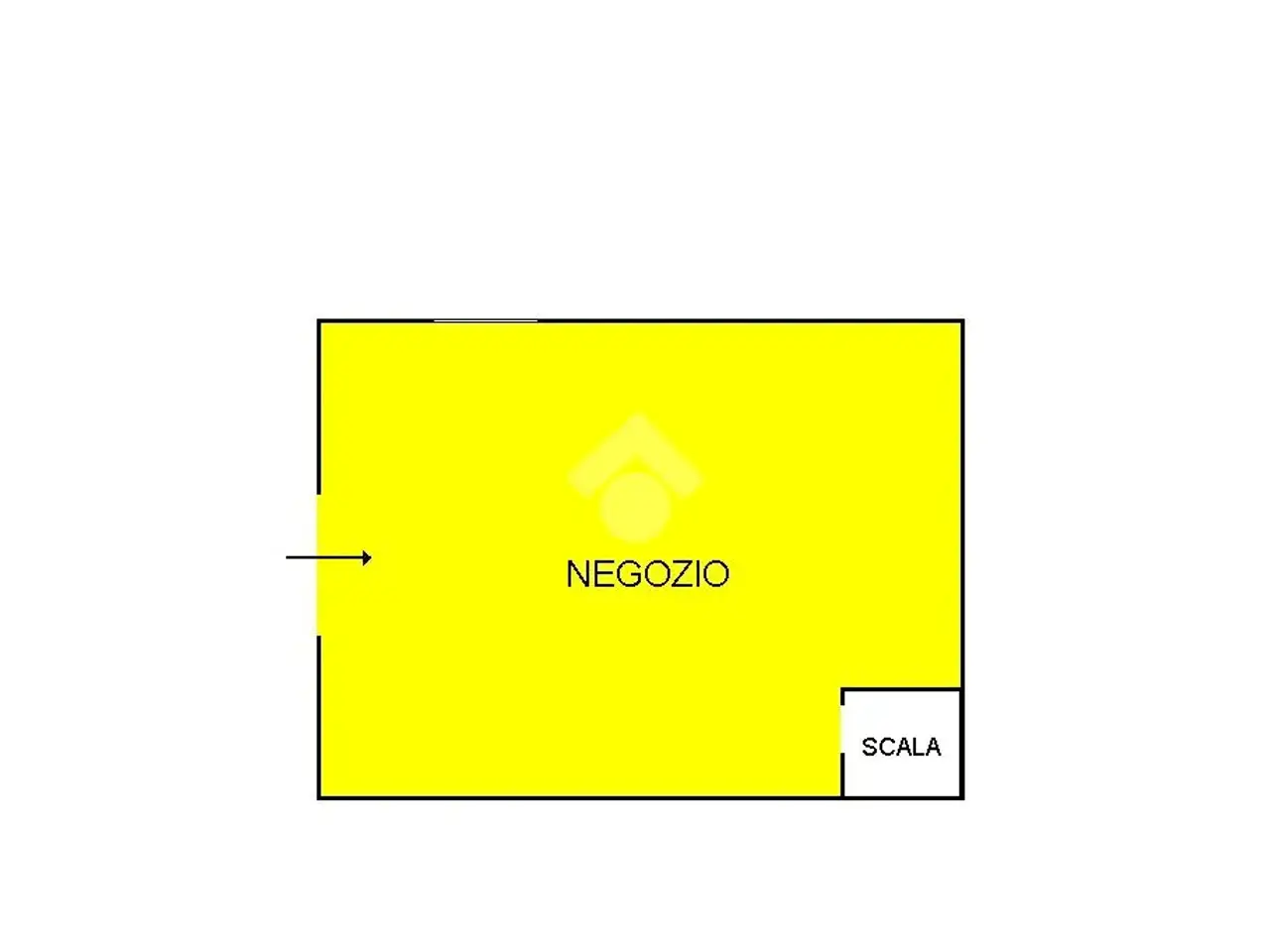 Negozio in Via del Crocefisso 20, Reggio Calabria, {3} - Planimetria 1
