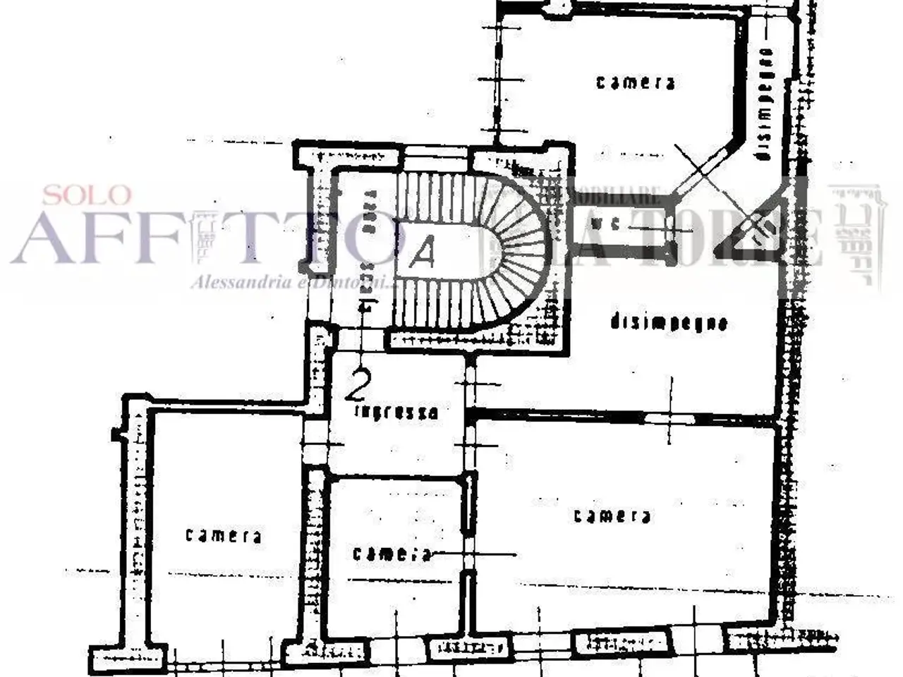 Ufficio in Corso Roma, Alessandria, {3} - Planimetria 1
