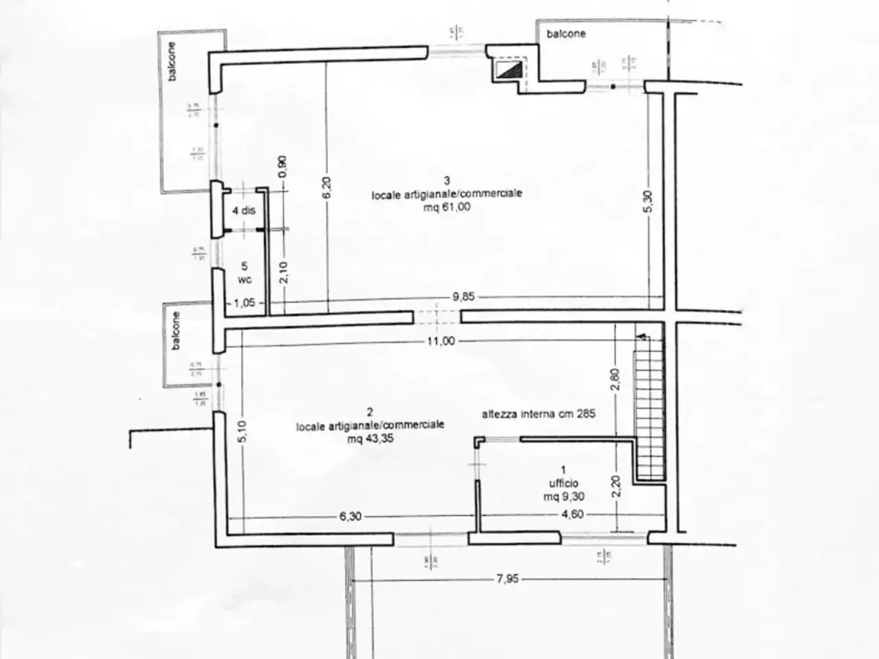 Capannone in Via della Libertà 23, Montescudaio, {3} - Planimetria 1