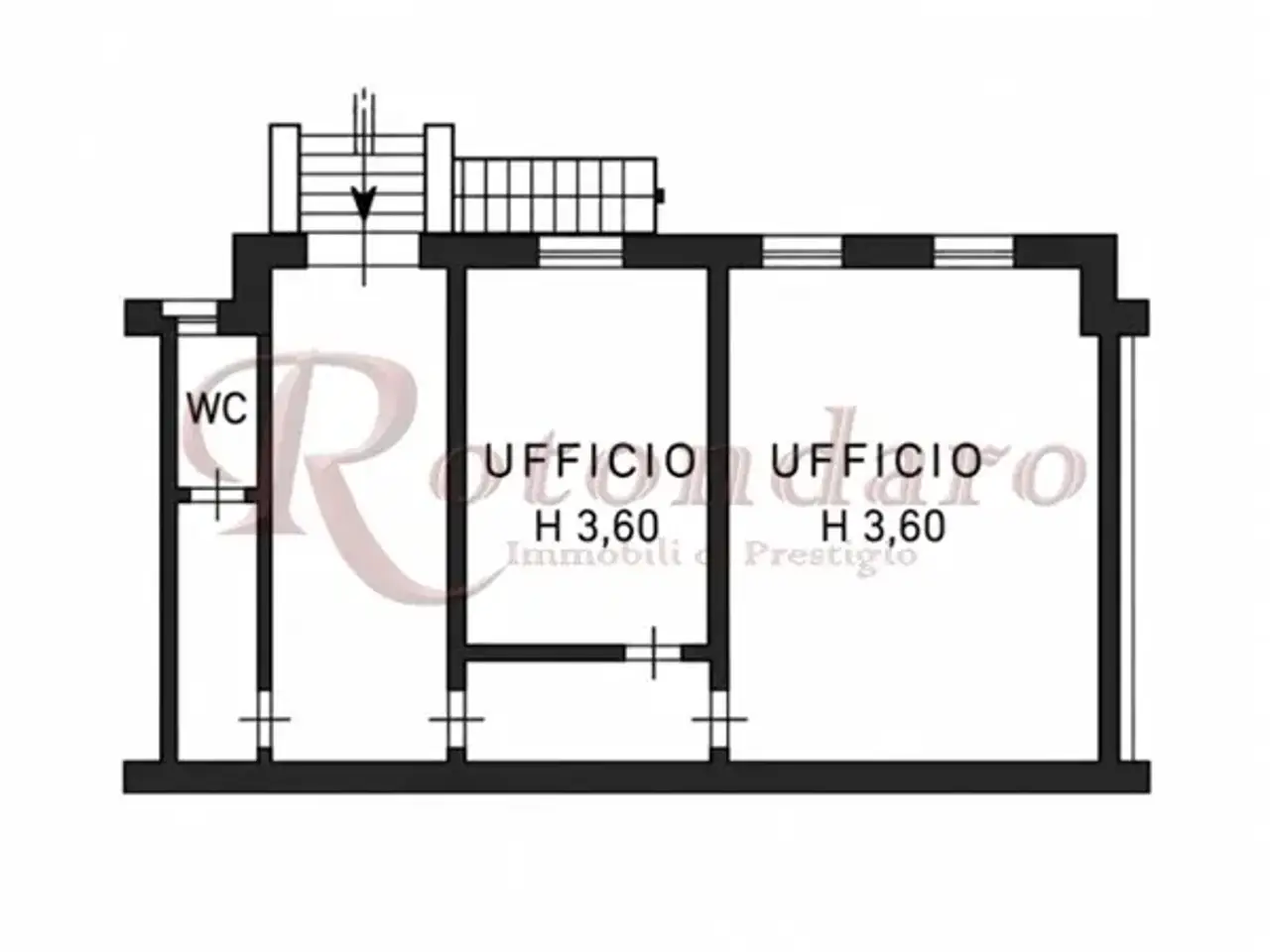 Ufficio in Via Mauro Macchi, Milano, {3} - Planimetria 1