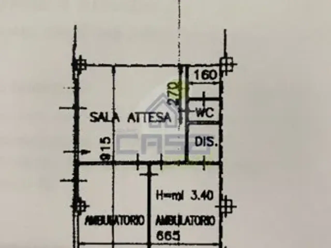 Negozio in Via Montanara, Castel San Giovanni, {3} - Planimetria 1