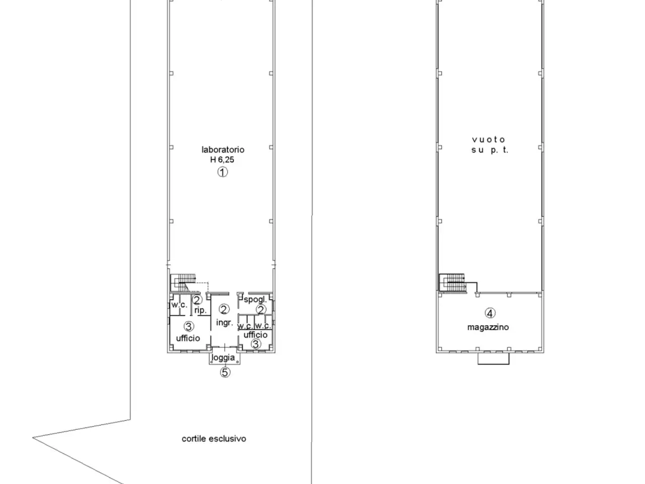 Capannone in Via della Repubblica, Dueville, {3} - Planimetria 1