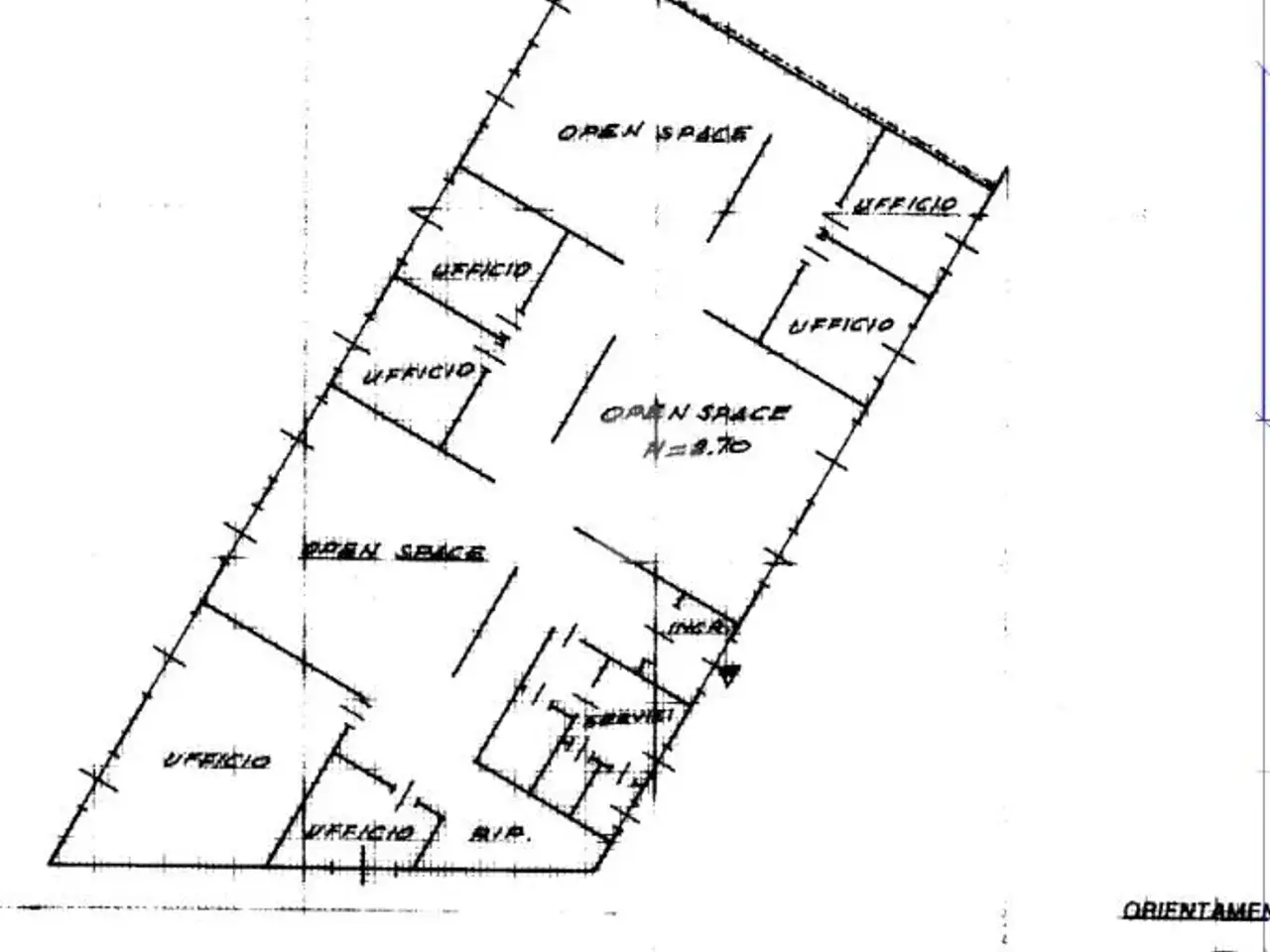 Palazzina commerciale in Località Macchiareddu Traversa 6 Strada, Uta, {3} - Planimetria 1
