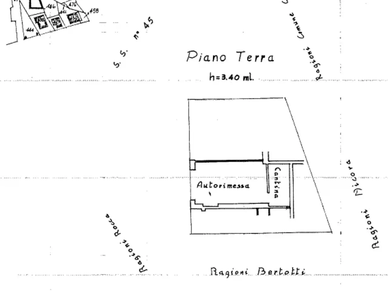 Palazzina commerciale in Via Genova 13, Corte Brugnatella, {3} - Planimetria 1