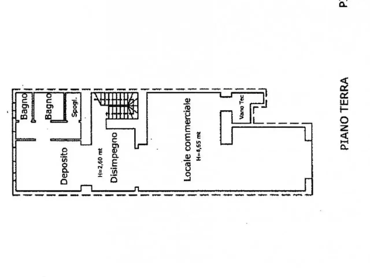 Esercizio commerciale in Via Nazario Sauro 10a, Lecce, {3} - Planimetria 1