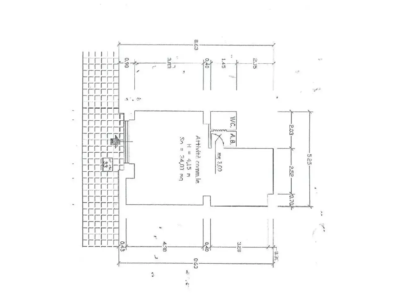 Magazzino in Viale Luca De Rosis 29, Corigliano-Rossano, {3} - Planimetria 1