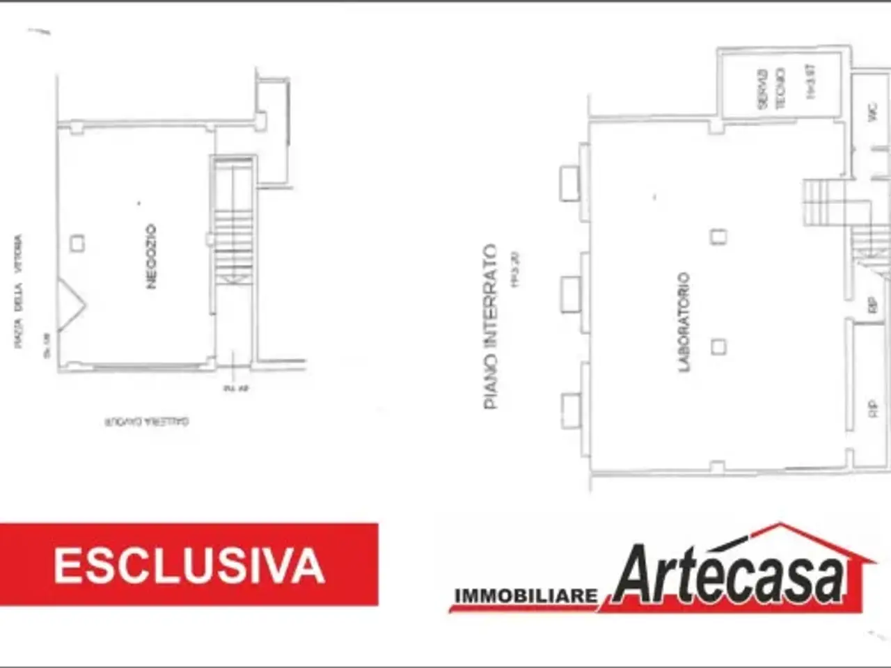 Negozio in Piazza della Vittoria 1, Reggio Emilia, {3} - Planimetria 1