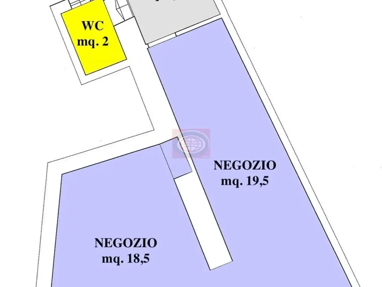 Negozio in , Cesena, {3} - Planimetria 1